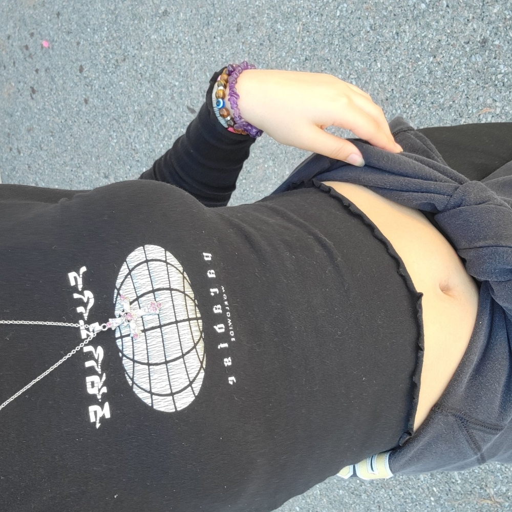 Y2k cropped tee
